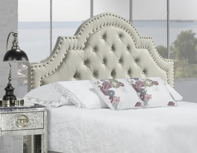 SANTIAGO QUEEN/FULL HEADBOARD L. GREY